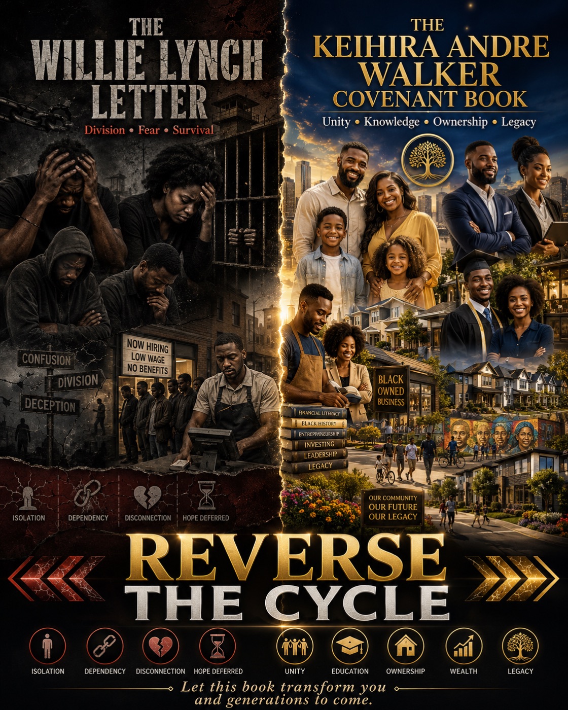 Book and letter promotional visual