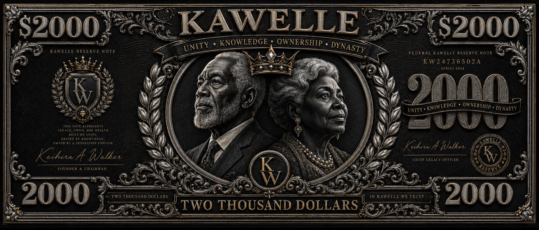 KAW $2000 Black Money bill