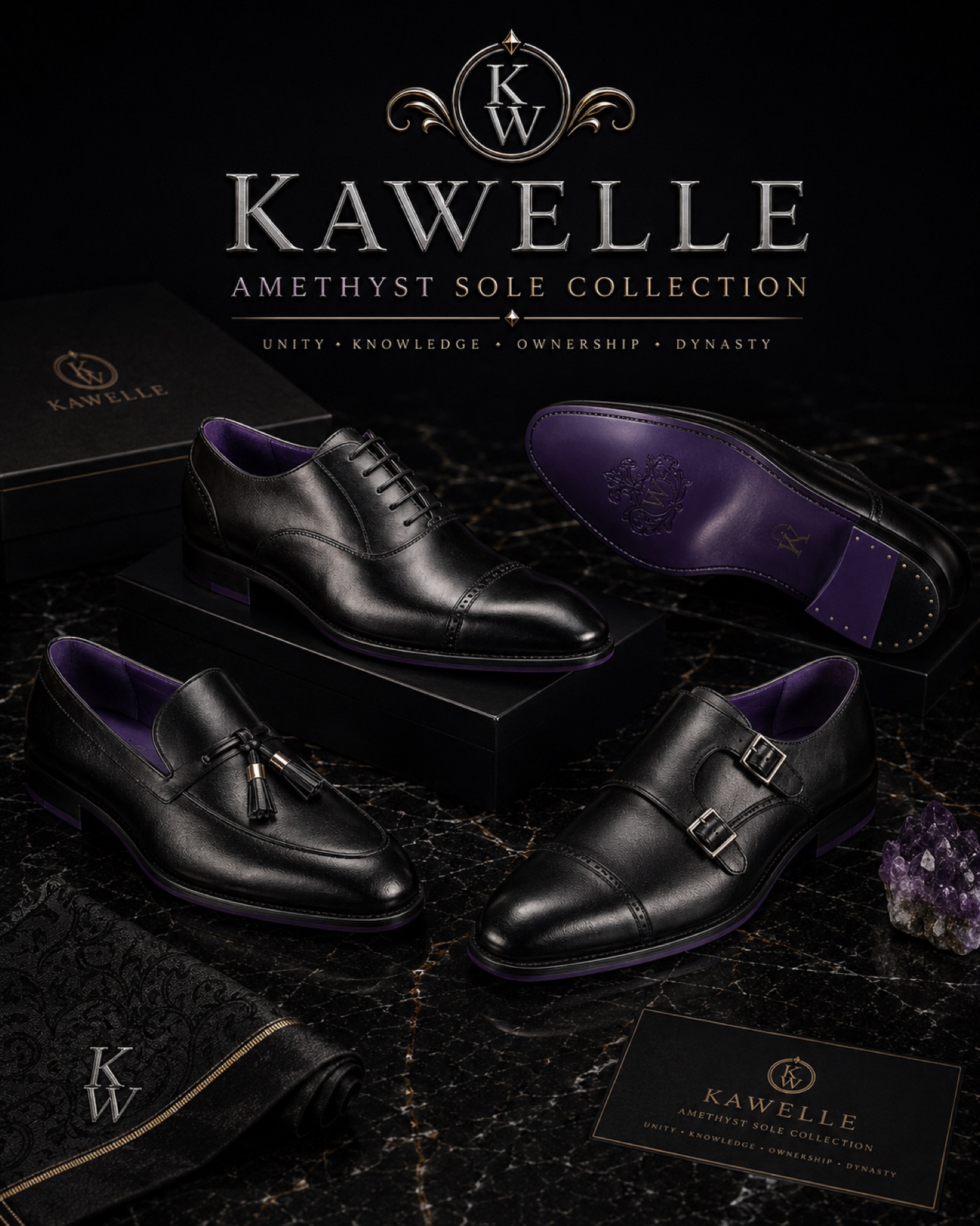 Amethyst Sole Collection (Purple)