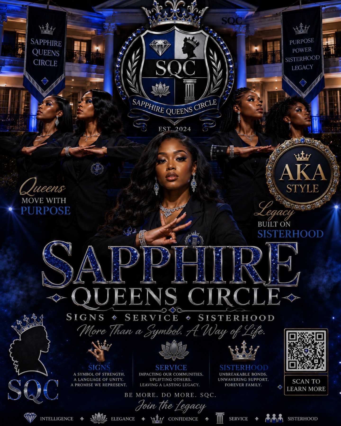 Sapphire Queens Circle