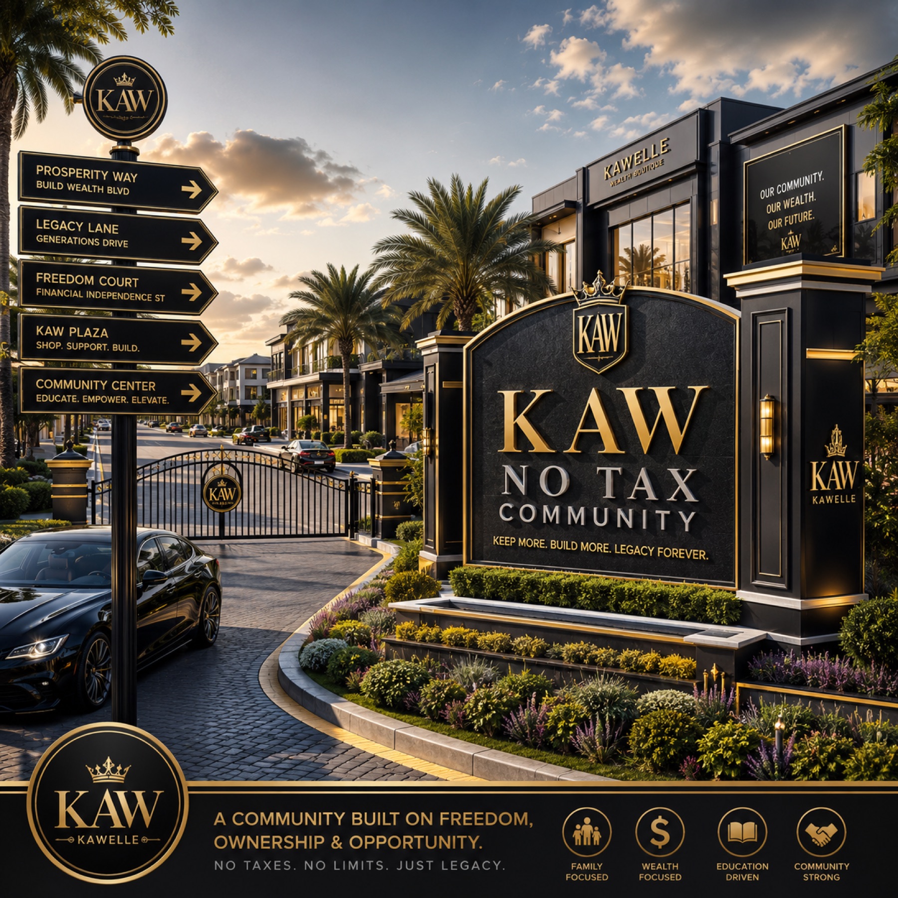Website Cover Page No Tax Community